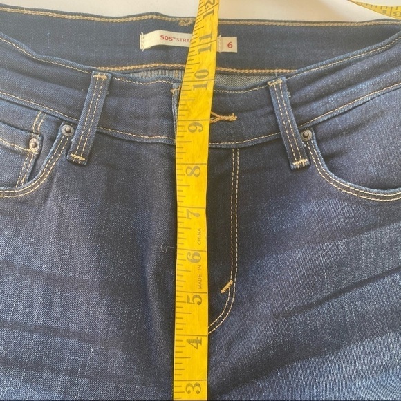 Levi's 505 Straight jeans 30" Inseam Size 6 - Picture 10 of 11